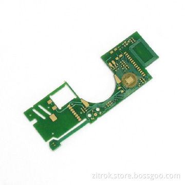 Rigid-flex PCB with 2 Layers and Green Solder Mask
